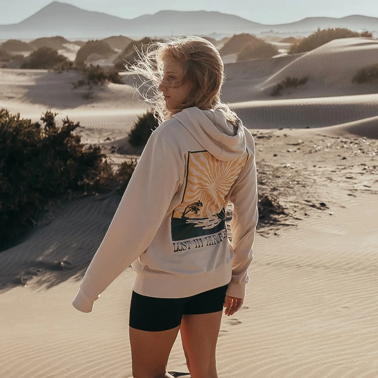 Sand "Lost in Paradise" Hoodie – Image 3