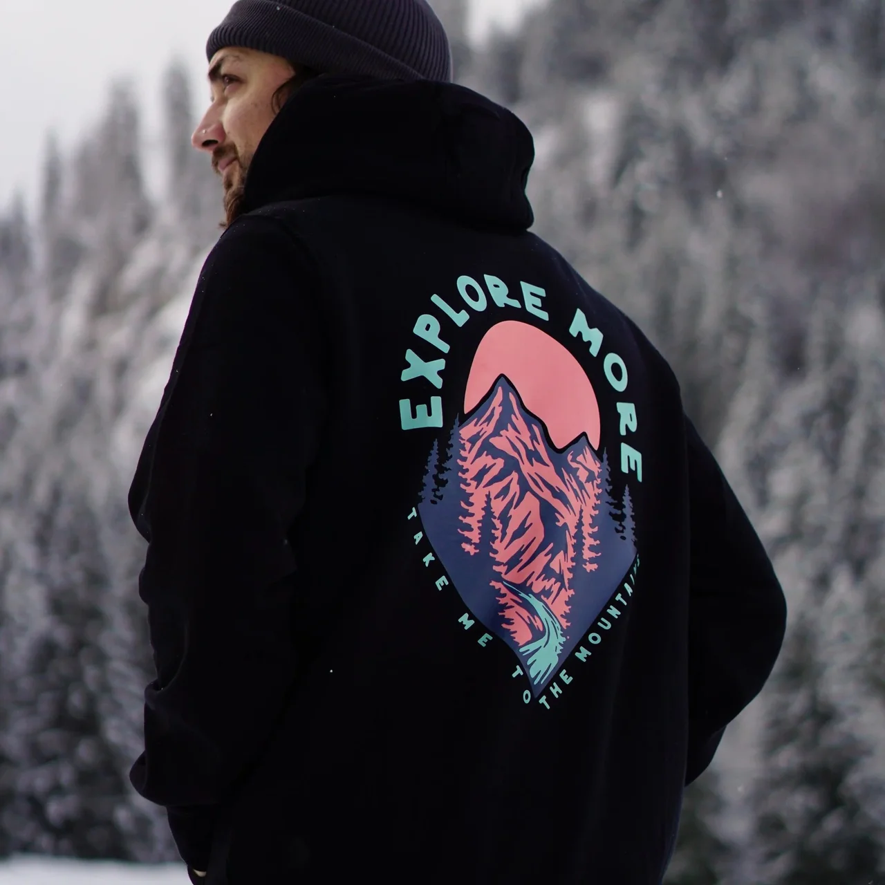 Organic "Explore More" Hoodie – Image 4