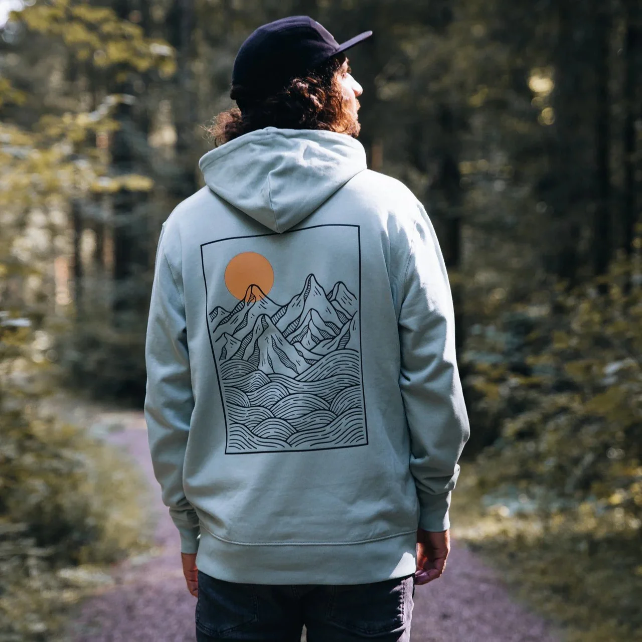 Sage Green "Simplicity" Hoodie – Image 3