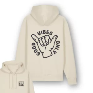 Organic "Good Vibes" Hoodie