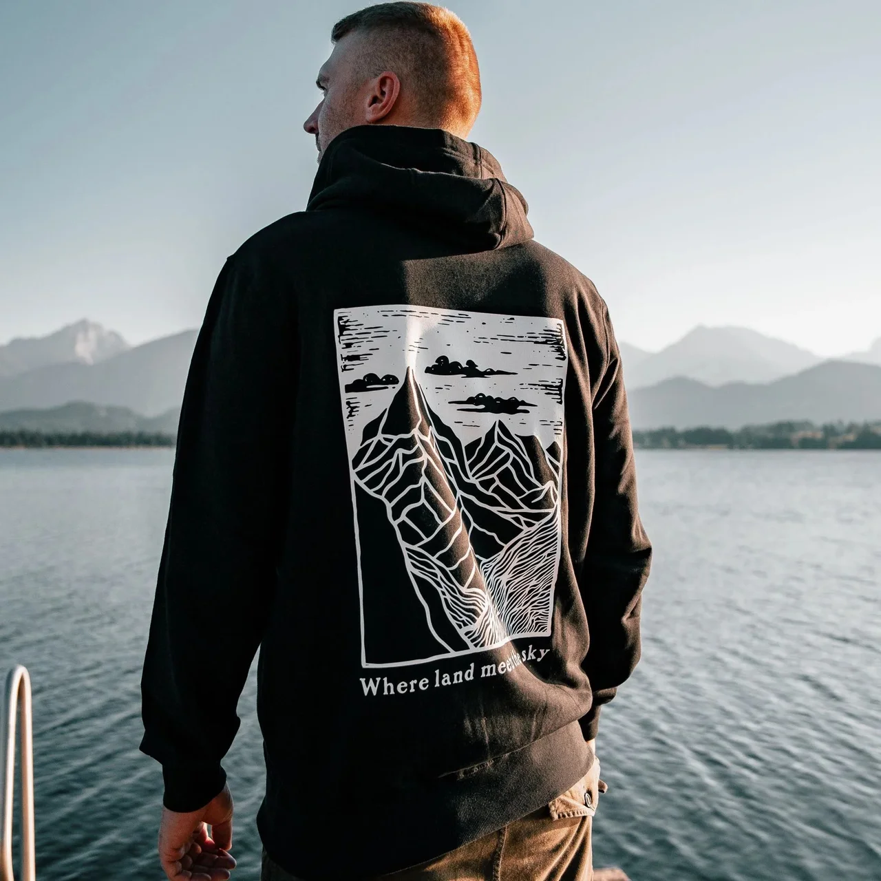 Organic "Land Meets Sky" Hoodie – Image 2