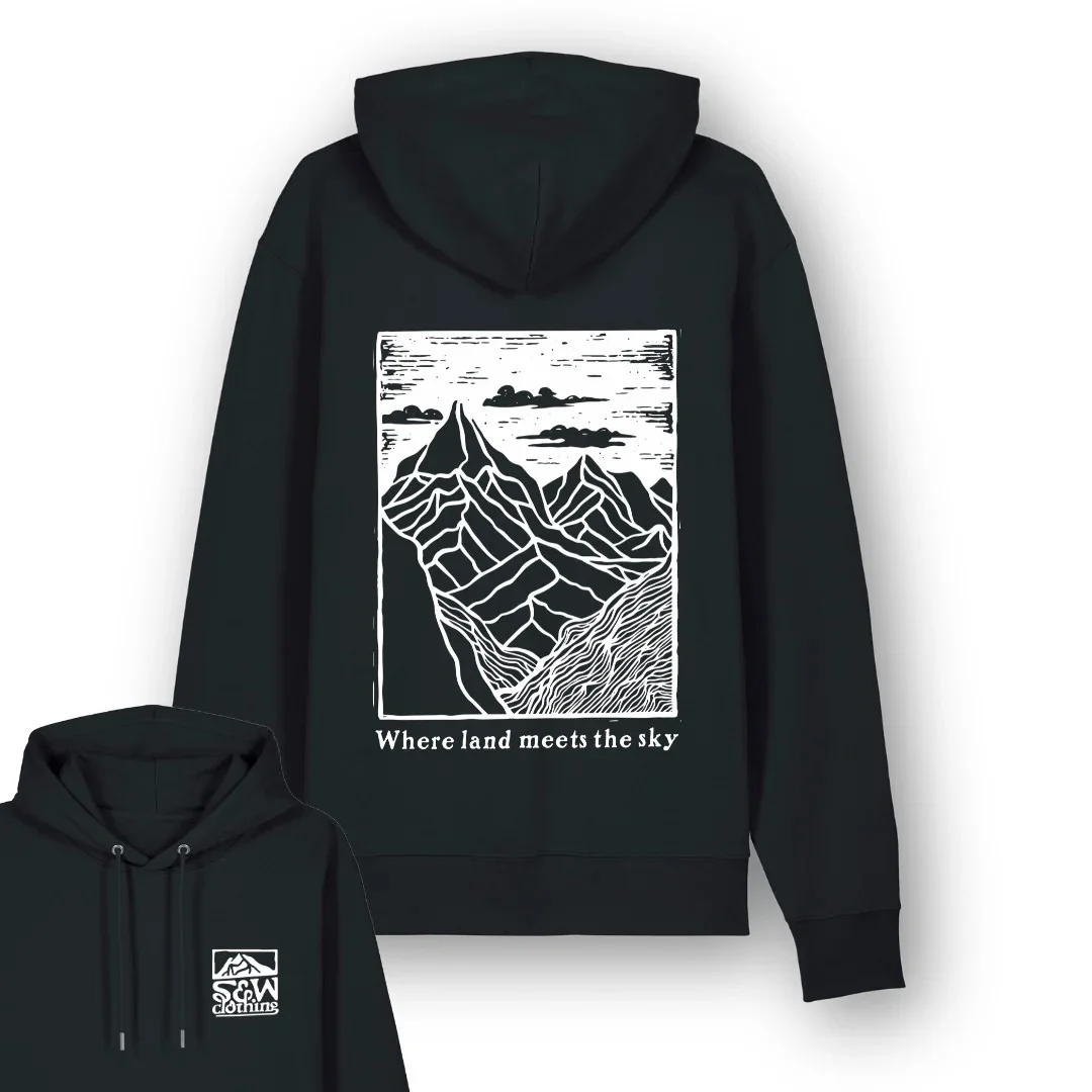 Organic "Land Meets Sky" Hoodie