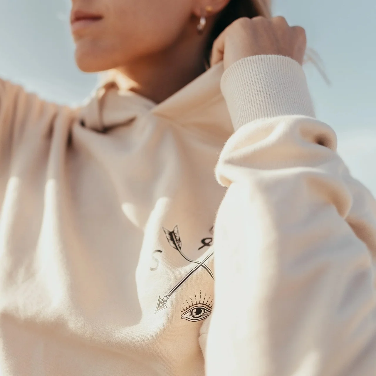 Sand "Lost in Paradise" Hoodie – Image 4